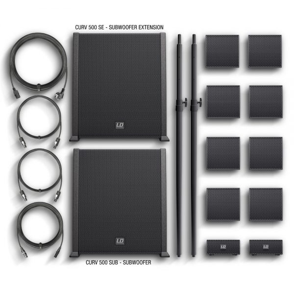 LD Systems CURV 500 PS "Portable Modular Array" par - kompletno ozvočenje - Image 6