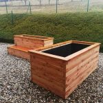 VISOKA GREDA IZ LESA 200 x 100 x 70 cm (D x Š x V)