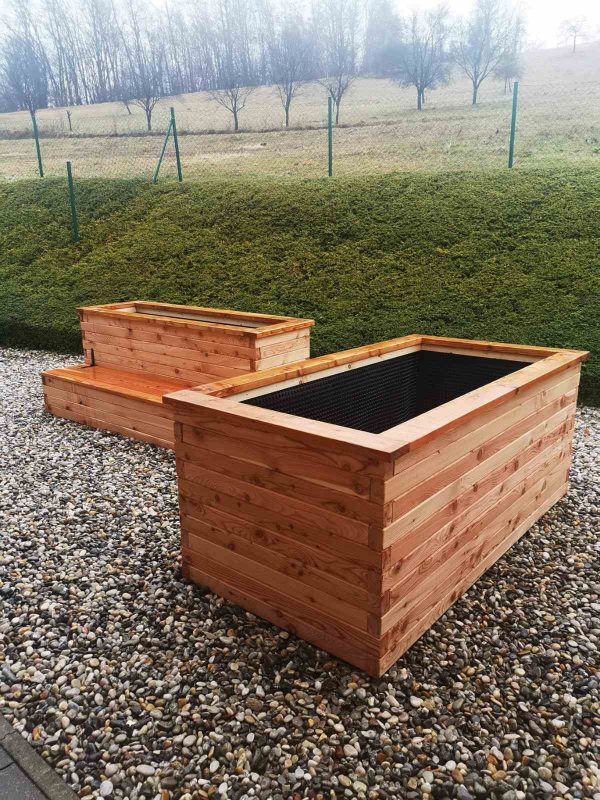 VISOKA GREDA IZ LESA 200 x 100 x 70 cm (D x Š x V)