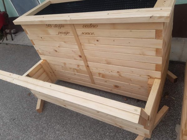 VISOKA GREDA IZ LESA 200 x 100 x 70 cm (D x Š x V) - Image 8
