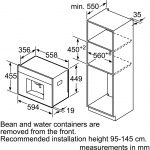 Bosch CTL636ES6 Serie8 avtomatski vgradni aparat za kavo, nerjaveče jeklo - Image 5