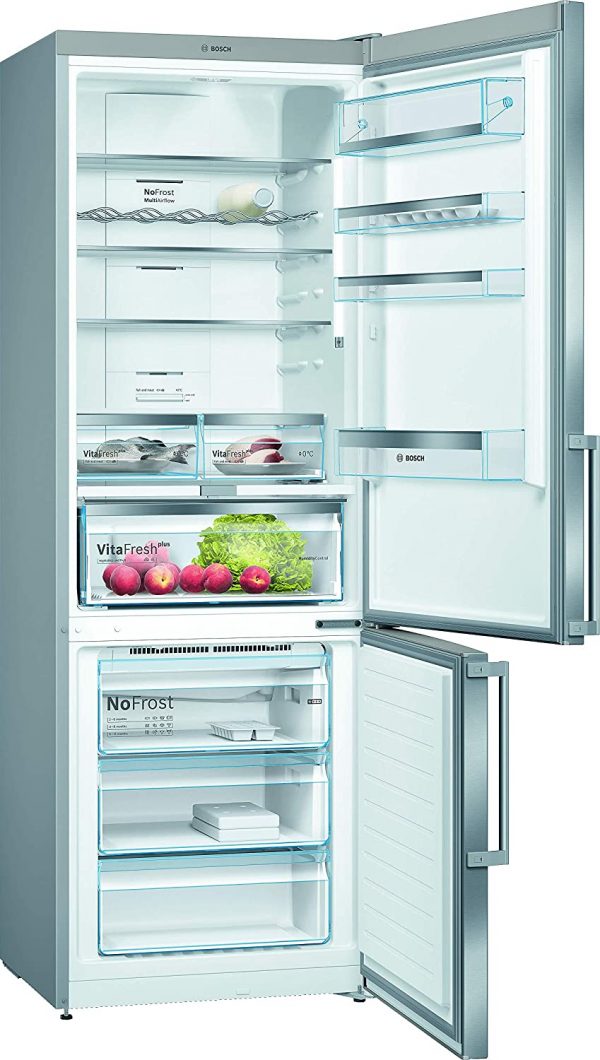 Bosch KGN49AIEP Serie 6 hladilnik z zamrzovalnikom, nerjaveče jeklo - Image 2