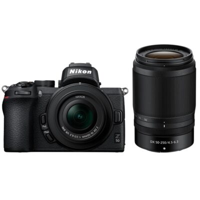 Nikon Z50 fotoaparat kit (16-50mm VR + 50-250mm VR objektiv)