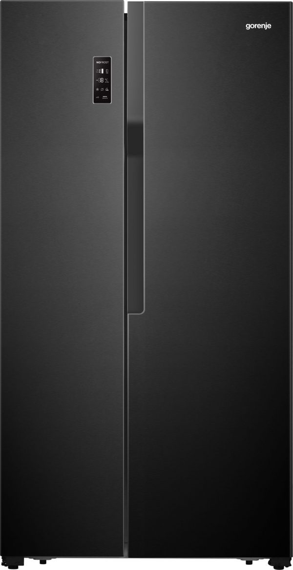 Gorenje NRS918EMB ameriški hladilnik, črna barva