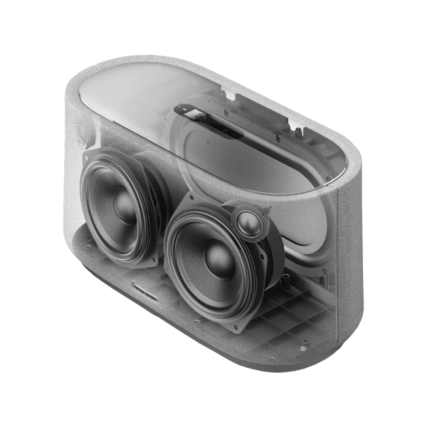 HARMAN KARDON Citation 500 Wi-Fi Bluetooth hišna zvočna postaja v sivi in črni barvi - Image 2