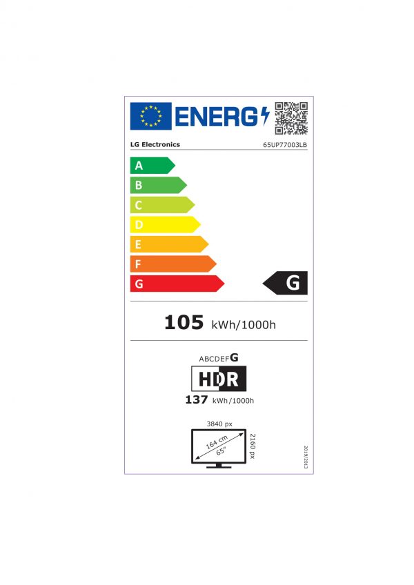 LG 65UP77003LB 4K UHD HDR webOS Smart TV - 2021 - Image 2