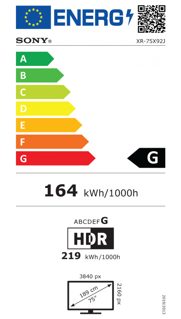 Sony XR-75X92JAEP 4K Ultra HD SMART TV - Image 3