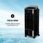OneConcept Coolster, hladilec zraka, ventilator, ionizator, 65 W, 320 m³/h , 4 l posoda - Image 6