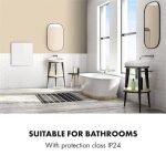 Klarstein Wonderwall 36, infra plošča, infrardeča grelna plošča, 60 x 60 cm, 360 W, tedenski časovnik, IP24, bela - Image 4