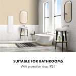 Klarstein Wonderwall 30, infra plošča, infrardeča grelna plošča, 30 x 100 cm, 300 W, tedenski časovnik, IP24, bela - Image 4