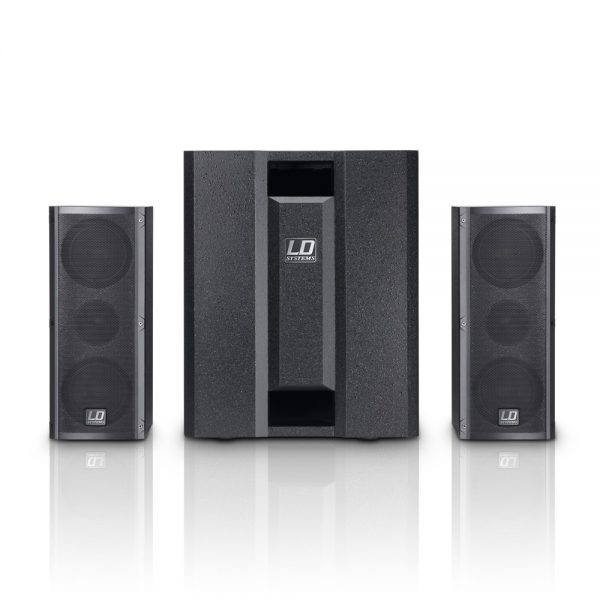 LD Systems DAVE 8 ROADIE Prenosni aktivni PA sistem s 3-kanalno mešalno mizo - Image 3