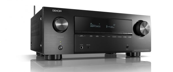 DENON AVR-X2700H BKE2 7.2 kanalni 8K AV sprejemnik s 3D avdio, vgrajenim HEOS-om in glasovno kontrolo