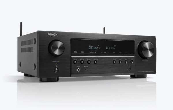 DENON AVR-S760H BKE2 7,2-kanalni 8K AV sprejemnik z vgrajenim 3D zvokom, glasovnim nadzorom in HEOS®
