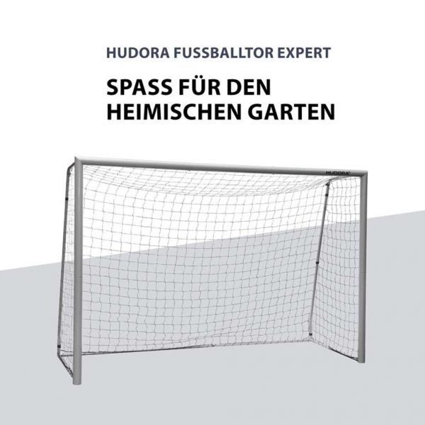 Nogometni gol Hudora Expert 180 (180 x 120 x 60 cm), kovinske cevi premera 75mm - Image 3