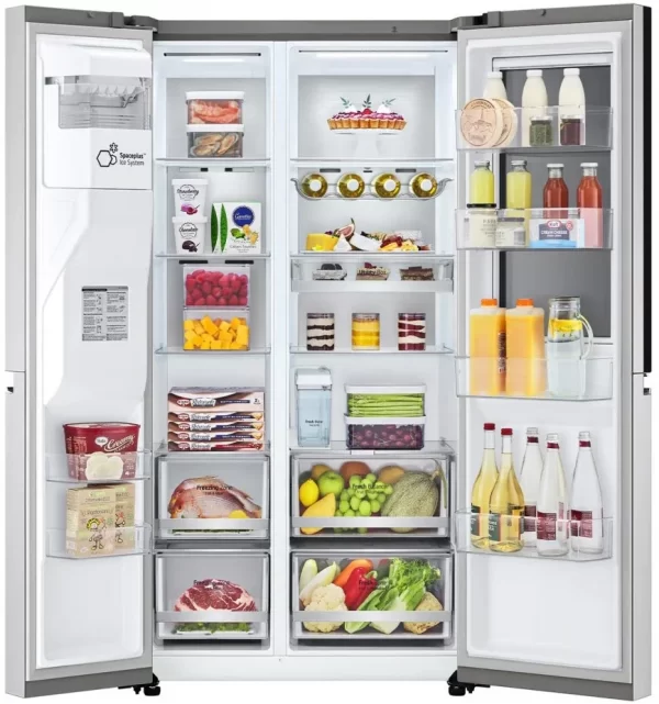 LG GSXV91BSAF hladilnik Side by Side, 635l, inverter, energijski razred F, brušeno jeklo - Image 4