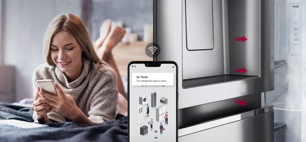 LG GSXV91BSAF hladilnik Side by Side, 635l, inverter, energijski razred F, brušeno jeklo - Image 7