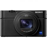 Digitalni fotoaparat Sony DSC-RX100VII, 20,2 MP, 4K HDR, 1" senzor, objektiv ZEISS 24-200 mm, preklopni zaslon, črna