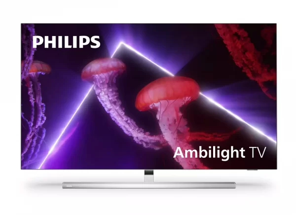 Philips 55OLED807/12 OLED, 139 cm, 4K Ultra HD, Android, Ambilight, HDR 10+, Free Sync Premium (model 2022)