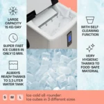 Klarstein MisterBlackFrost Iedomat, 150W, Stainless Jeklo - Image 8