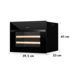 Klarstein Vinsider 24 Built-In Uno, vinska omara, 1 cona, 24 steklenic, EEK G - Image 6
