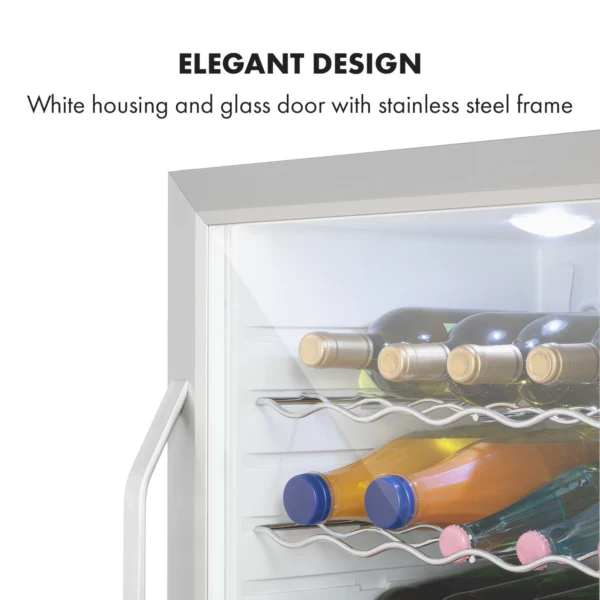 Klarstein Beersafe XL Crystal White hladilnik, Crystal White - Image 10