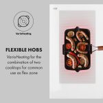 Klarstein Delicatessa 90 Flex vgradna kuhalna plošča, Bela - Image 4