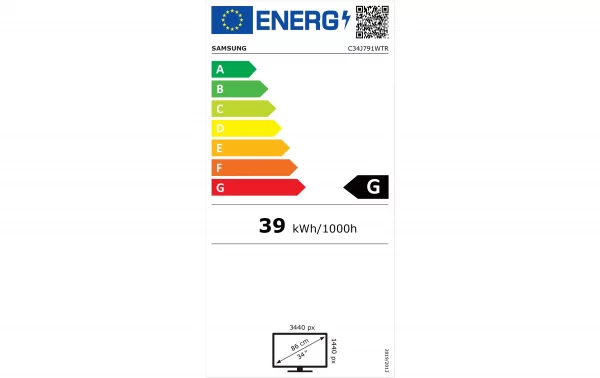 SAMSUNG LC34J791WTRXEN 85 cm (34'') UWQHD ukrivljen monitor - Image 6
