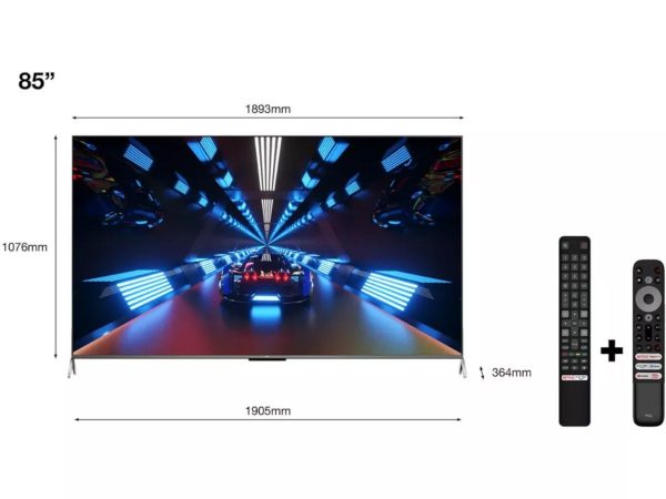 TCL 85C735 4K QLED 120Hz Google TV Game Master Pro (model 2022/23) - Image 2