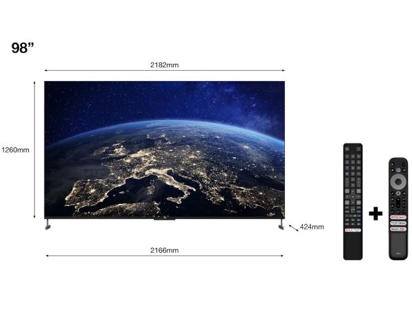 TCL 98C735 QLED Google Onkyo Dolby Atmos 4K TV (model 2023) - Image 11