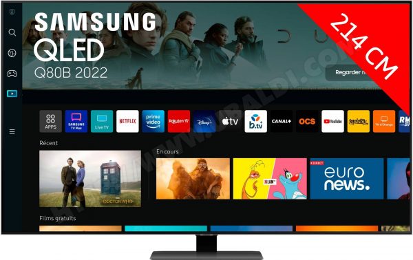 Samsung QLED QE85Q80B 4K UHD Smart TV (modell 2022/23)