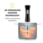Klarstein Quickstick Kuhalnik Sous Vide, Termostat, cirkulacijska črpalka, 20 L, nerjaveče jeklo (črna barva) - Image 12