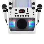 Auna Kara Liquida BT Karaoke-Anlage weiß/grau Karaoke sistem, Siva - Image 9