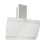 Klarstein Aurica 90, kuhinjska napa, 90 cm, 610 m³/h, LED, na dotik, steklo, bel barva
