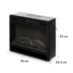 Klarstein Vulsini Električni kamin, Siva - Image 8