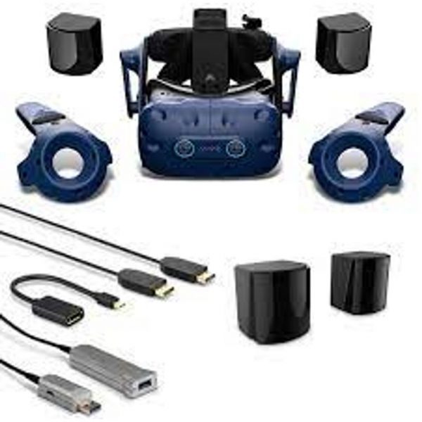 HTC Vive Pro 2 Full Kit, VR očala (modra/črna, vklj. krmilnik in bazne postaje 2.0) - Image 4