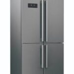 Beko GN1416231XPN Side by side, 572 l, NeoFrost Dual Cooling, Active Fresh Blue Light, Ion guard, ProSmart inverter kompresorja, upravljanje z zaslonom na dotik, Twist Ice Maker, razred F, H. 182 cm, kovinski videz