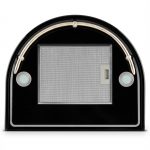 Klarstein Lumio Neo, Črne barve, Retro dimnična kuhinjska napa, 60 cm, 610 m³/uro, nerjaveče jeklo - Image 2