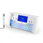 Auna DiscoFever LED Karaoke sistem, Bela - Image 3