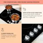 Klarstein EasyCook steklokeramična kuhalna plošča, Črna - Image 7