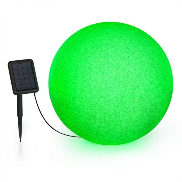 Blumfeldt Shinestone Solar 50 okrogla svetilka, Zelena