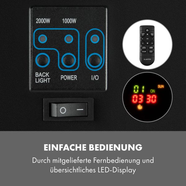 Klarstein Basel Baseline električni kamin - Image 2