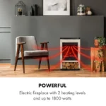 Klarstein Carinthia ​​električni kamin, Krem - Image 5