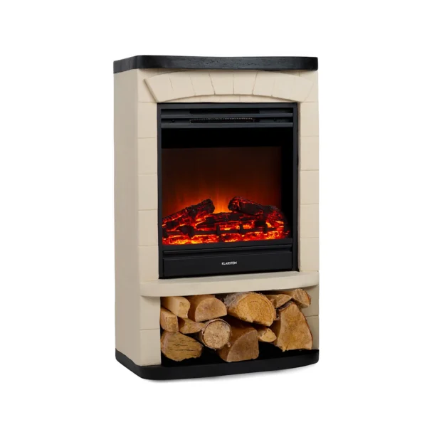 Klarstein Carinthia ​​električni kamin, Krem