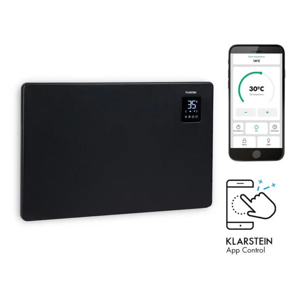 Klarstein Bansin Smart 1500 konvektor, Črna