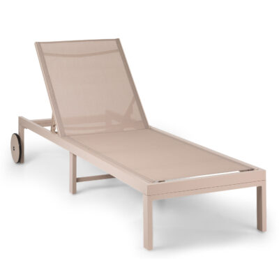 Blumfeldt Lucca Lounger, vrtni ležalnik, Svetli taupe