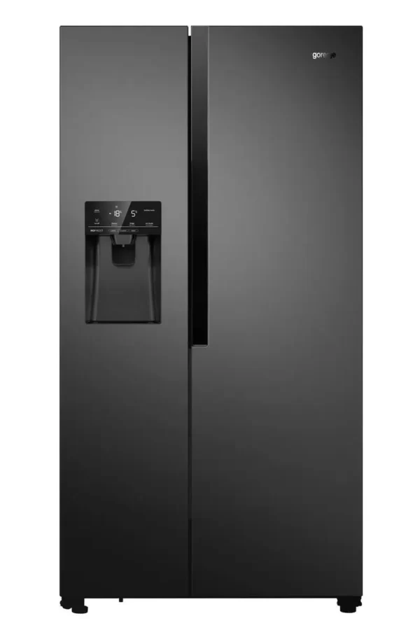 Gorenje NRS9182VB ameriški hladilnik, 562 l, črn
