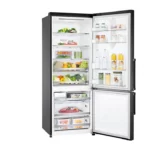 LG GBB569MCAMB Kombinirani hladilnik, 451L, No Frost, Smart Inverter, Door Cooling, Fresh balancer, ThinQ WiFi, Črna - Image 3