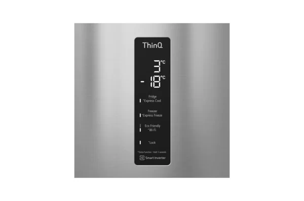 LG GBF567PZCMB, 461 l, energijski razred E, No Frost, DoorCooling +, FreshBalancer, avtomat za vodo, inteligentni inverterski kompresor, srebrna barva - Image 3
