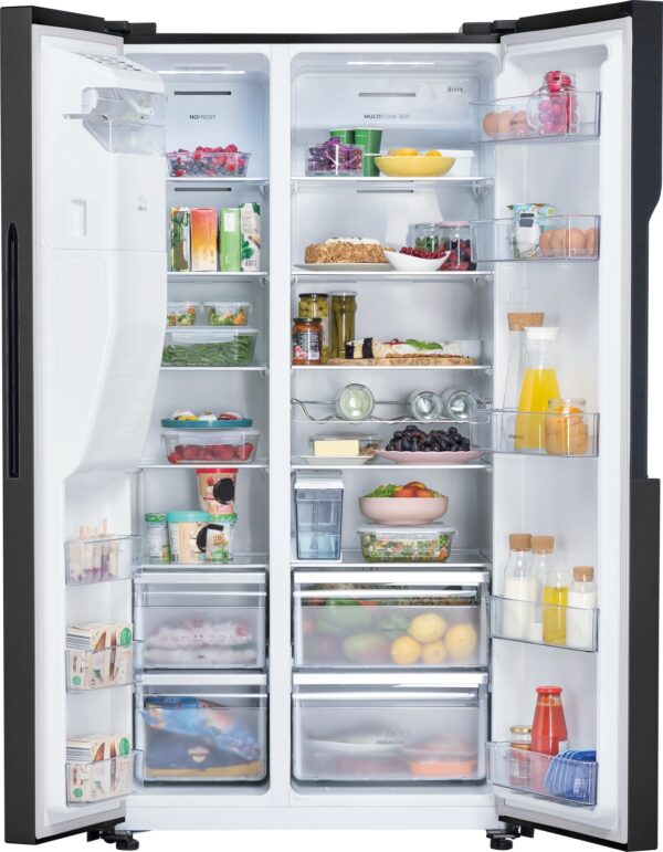 Gorenje NRS9182VB ameriški hladilnik, 562 l, črn - Image 4