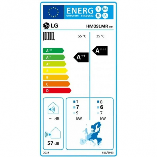 LG Therma V Monoblok S HM091MR.U44 - 9 kW toplotna črpalka zrak/voda z montažo - Image 5